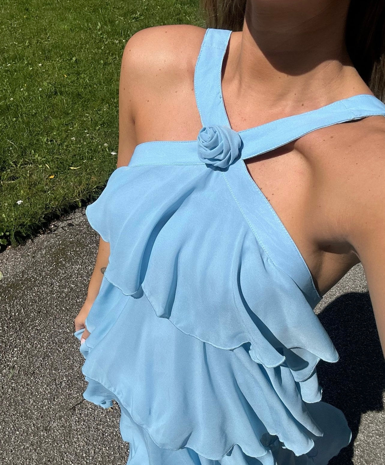 VMFELICIA Long Dress - Airy Blue